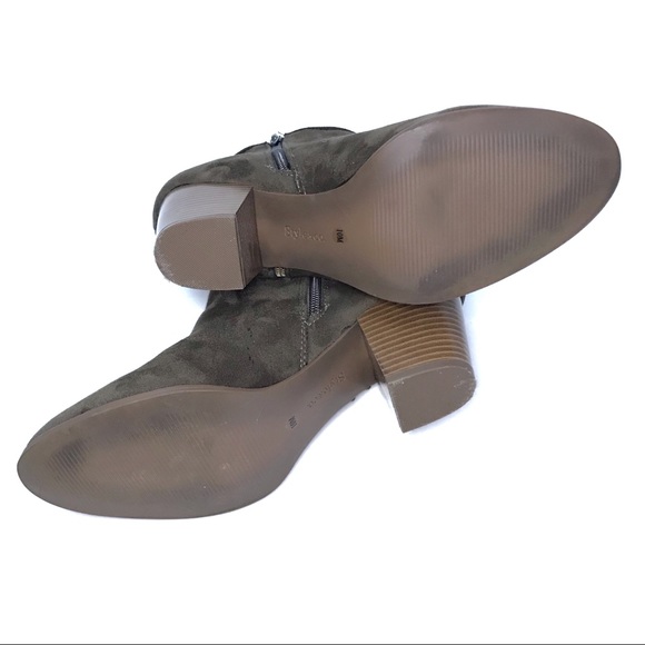 Style & Co Brown Faux Suede Ankle Heel Fall Boots - Picture 6 of 6